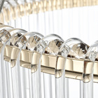 Lustre Pendente Nordecor Gouli 2891 Ouro Brilho Led Bivolt