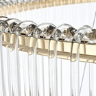 Lustre Pendente Nordecor Gouli 2892 Ouro Brilho Led Bivolt