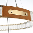 Lustre Pendente Nordecor Gulty 2898 Ouro Brilho Led Bivolt