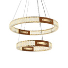 Lustre Pendente Nordecor Gulty 2898 Ouro Brilho Led Bivolt