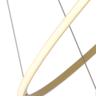 Lustre Pendente Nordecor Inverse 4 Módulos Redondo 2168 Led D