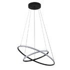 Lustre Pendente Nordecor Inverse Redondo 2140 Preto Led Bivolt