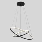 Lustre Pendente Nordecor Inverse Redondo 2140 Preto Led Bivolt