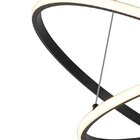 Lustre Pendente Nordecor Inverse Redondo 2140 Preto Led Bivolt