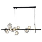 Lustre Pendente Nordecor Janor 2252 Preto G9 Led Bivolt