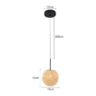 Lustre Pendente Nordecor Jou 2735 Preto G9 Bivolt