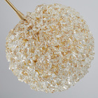 Lustre Pendente Nordecor Jou 2736 Ouro Champagne G9 Bivolt