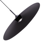 Lustre Pendente Nordecor Kale Dre 2864 38cm Preto Led Bivolt