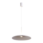 Lustre Pendente Nordecor Kale Ger 2859 38cm Branco Led Bivolt