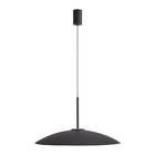 Lustre Pendente Nordecor Kale Ger 2862 45cm Preto Led Bivolt