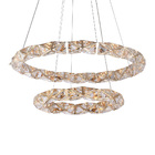 Lustre Pendente Nordecor Kazy 2883 Ouro Brilho Led Bivolt