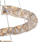 Lustre Pendente Nordecor Kazy 2883 Ouro Brilho Led Bivolt