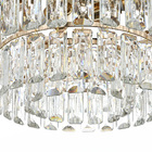 Lustre Pendente Nordecor Koine 2908 60cm Ouro Brilho E14 Bivo