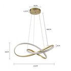 Lustre Pendente Nordecor Labra 2165 Bronze Led Bivolt