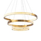Lustre Pendente Nordecor Lian 2201 Dourado Led Bivolt