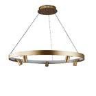 Lustre Pendente Nordecor Lilla 2542 Dourado Led Bivolt