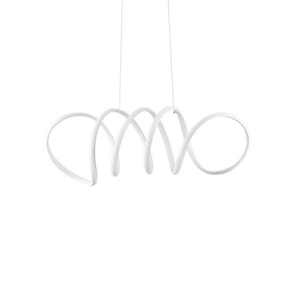 Lustre Pendente Nordecor Lire 2136 Branco Led Bivolt - Único