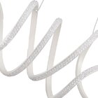 Lustre Pendente Nordecor Lire Cristal 2321 Branco Led Bivolt