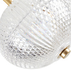 Lustre Pendente Nordecor Luse 2794 Ouro Champagne Led Bivolt