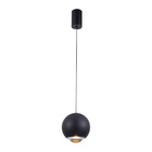 Lustre Pendente Nordecor Muna 2700 Preto Led Bivolt Preto 2700