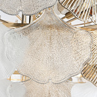 Lustre Pendente Nordecor Musche 2905 Ouro Brilho E14 Bivolt