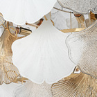 Lustre Pendente Nordecor Musche 2905 Ouro Brilho E14 Bivolt