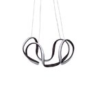 Lustre Pendente Nordecor Musi 2085 Marrom Led Bivolt