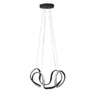 Lustre Pendente Nordecor Musi 2085 Marrom Led Bivolt