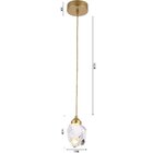 Lustre Pendente Nordecor Mya Led Bivolt Dourado
