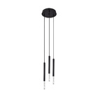 Lustre Pendente Nordecor Pean 2519 Preto Led Bivolt