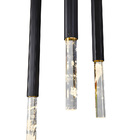 Lustre Pendente Nordecor Pean 2519 Preto Led Bivolt