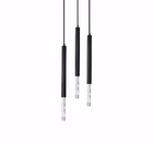 Lustre Pendente Nordecor Pean 2519 Preto Led Bivolt