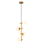Lustre Pendente Nordecor Romai Desa 2274 Dourado G9 Bivolt
