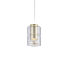 Lustre Pendente Nordecor Roz 2698 Dourado Fosco Led Bivolt Do