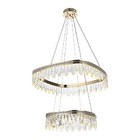 Lustre Pendente Nordecor Stenna 2896 Ouro Brilho Led Bivolt