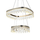 Lustre Pendente Nordecor Stenna 2896 Ouro Brilho Led Bivolt