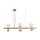Lustre Pendente Nordecor Teas 2467 Dourado G9 / Gu10 Bivolt