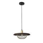 Lustre Pendente Nordecor Tomer Ld5038 Castanho E27 Bivolt