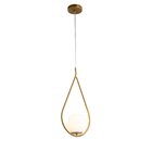 Lustre Pendente Nordecor Upus In E27 Bivolt Dourado 2126