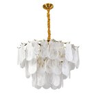 Lustre Pendente Nordecor Velle 2950 60cm Dourado Fosco E14 Bi