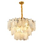 Lustre Pendente Nordecor Velle 2950 60cm Dourado Fosco E14 Bi