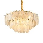 Lustre Pendente Nordecor Velle 2951 80cm Dourado Fosco E14 Bi