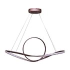 Lustre Pendente Nordecor Wari 2080 Marrom Led Bivolt