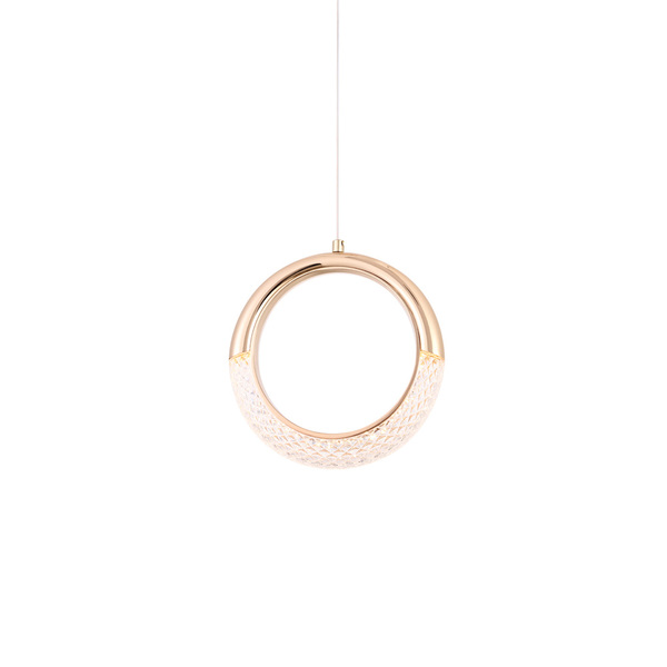 Lustre Pendente Nordecor Woni 2414 Dourado Led Bivolt