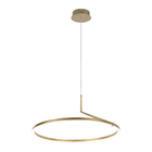 Lustre Pendente Nordecor Zier 2867 Dourado Fosco Led Bivolt