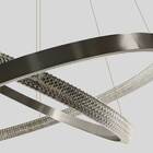 Lustre Pendente Oca 2 Aneis 80 E 60cm 74w Gd003nk St1878