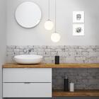 Lustre Pendente Orby Bolinha Branco