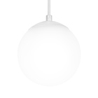 Lustre Pendente Orby Bolinha Branco + Lampada 6000k