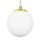 Lustre Pendente Orby Bolinha Dourada