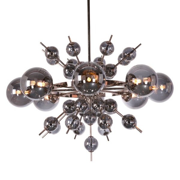 Lustre Pendente Orluce Sputinik Or1216 Níquel G9 Bivolt